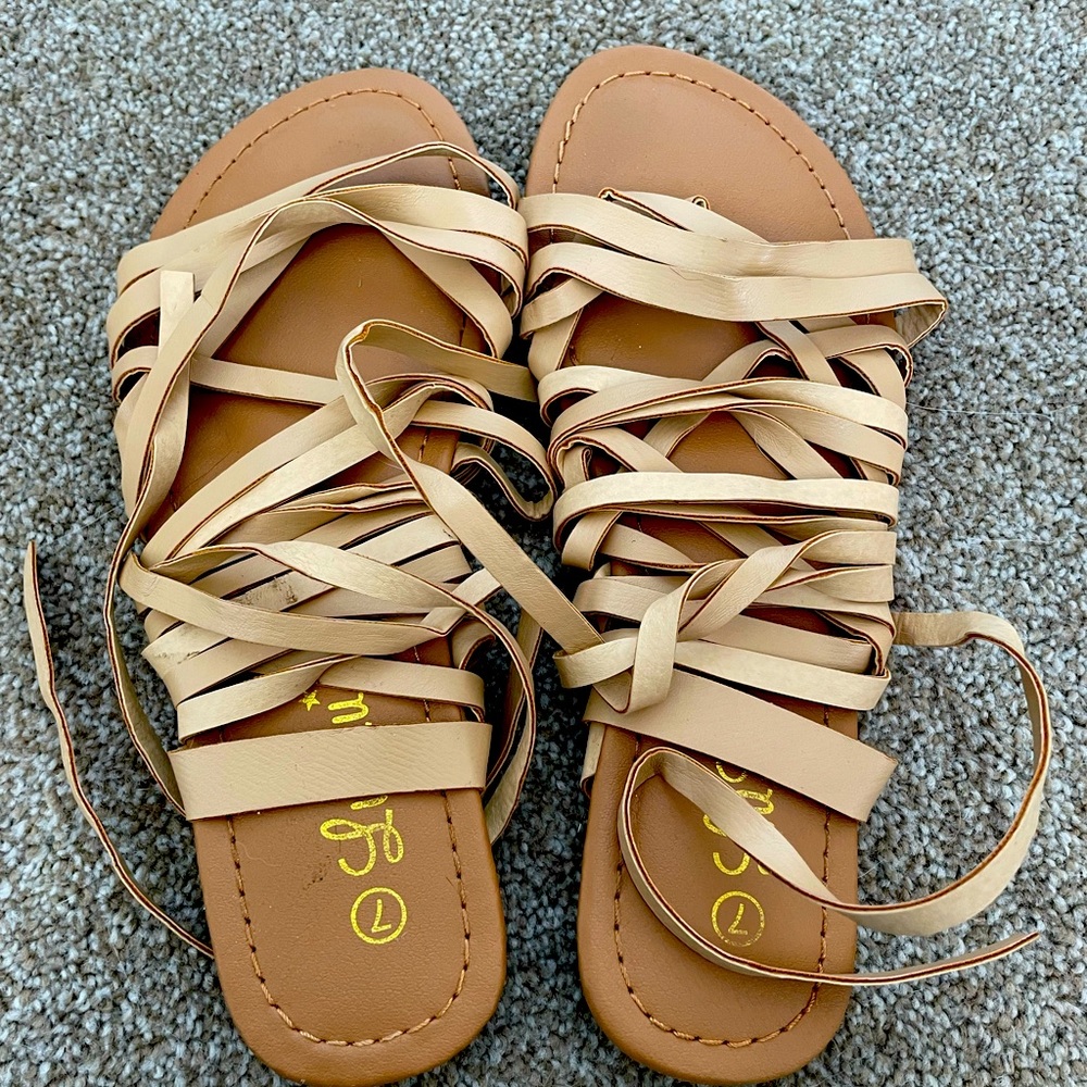 Lulus Wrap Sandals
